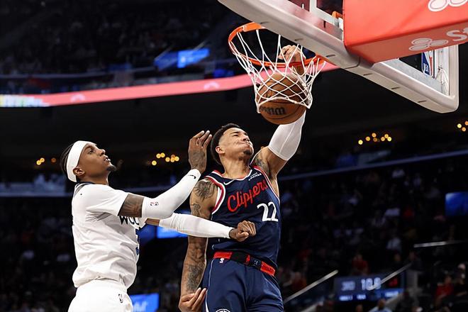 快船大胜森林狼 乔丹-米勒全面表现成关键